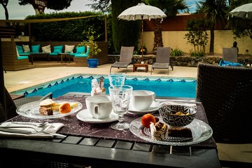 le calme de hotel la bergerie du Cap d'Agde