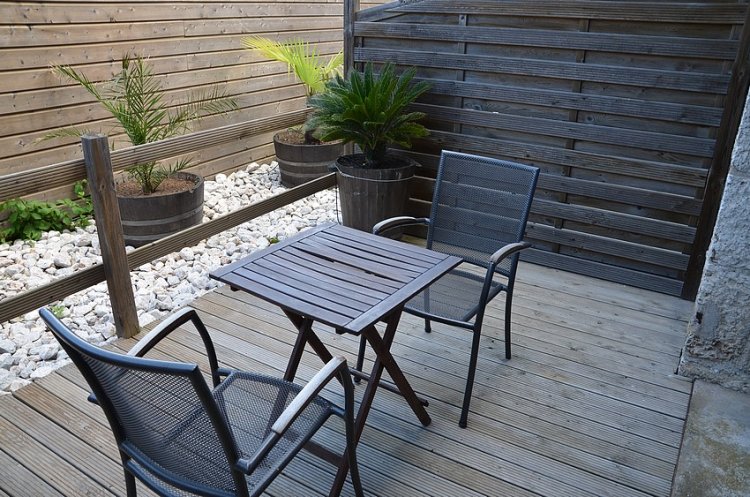 Terrasse de la chambre